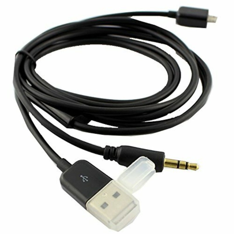 3.5mm Car Aux Audio Micro USB Data Charger Cable for Samsung HTC Google Nexus gallery