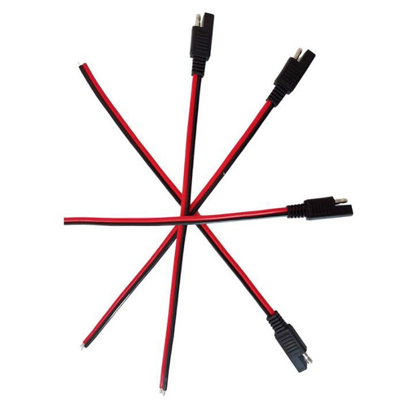 30CM 10A Solar Battery Extension Cable 18AWG Car Battery Cables SAE Power Cord gallery