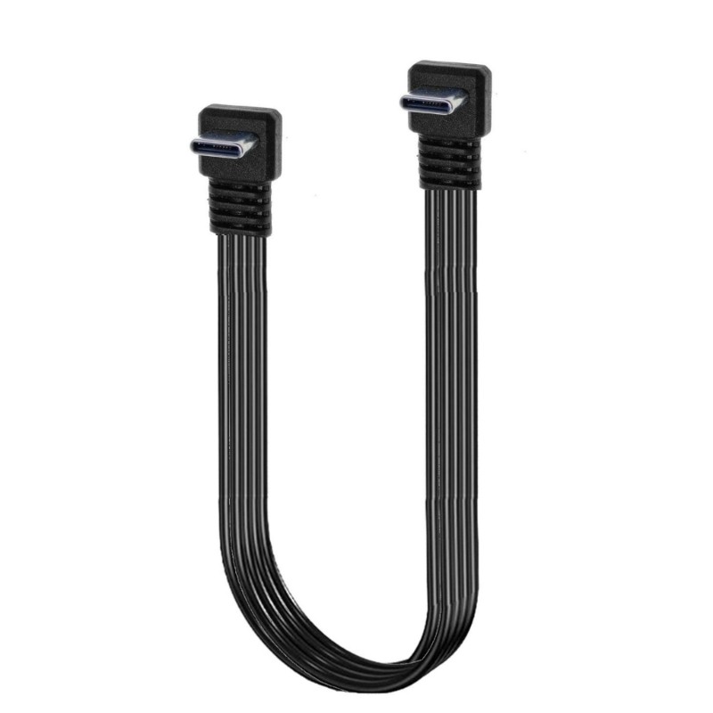 Right Angle to USB C Angled Data Transfer Fast Charging Cable 45W for Phone gallery