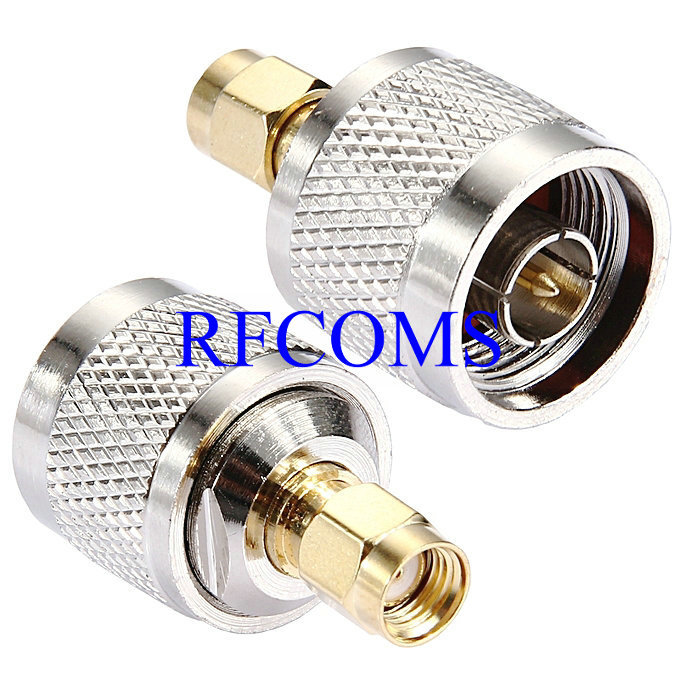 N male female to SMA RPSMA male female adapter straight adaptor DC~6GHz 2PCS gallery