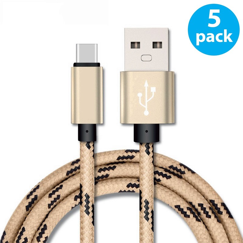 5x USB Type C Fast Charging Cable For Samsung Galaxy S24 S23 S22 S21 S20+ Ultra
