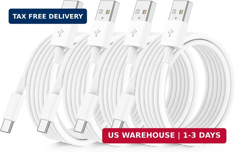 QZIIW 4 Pack USB C Fast Charging Cable 10 FT for iPhone 17 16 15/17 16 15 Pro/17