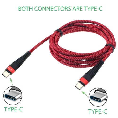 For Samsung Galaxy S25/Ultra/Plus - 6ft PD Cable Type-C to USB-C Charger Cord gallery