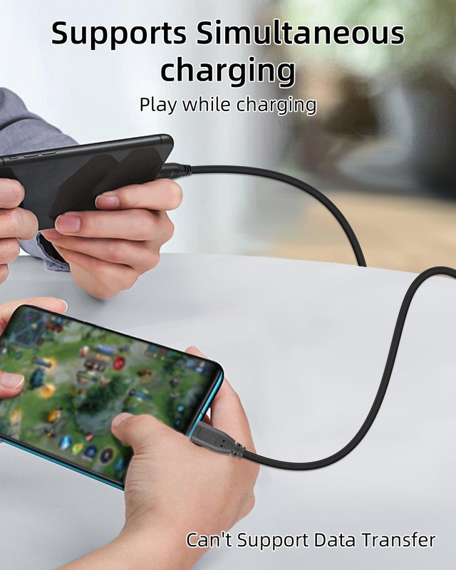 USB C Splitter Charging Cable, USB Type C 1 Female to 2 Male Y Splitter Exten... gallery