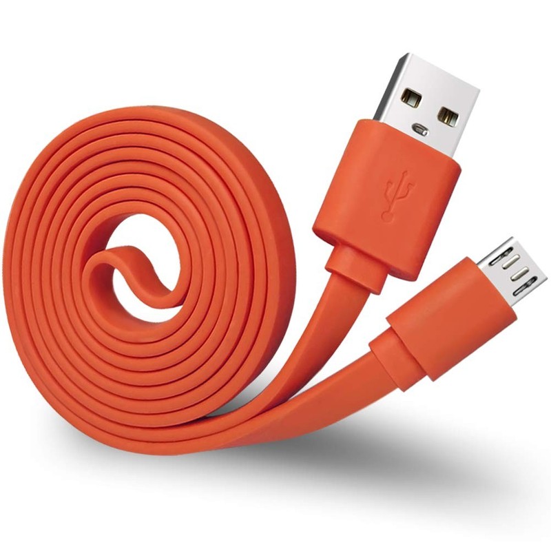 Charger Cord for JBL Speaker,Flat Micro USB Charging Power Supply Cable Cord ...
