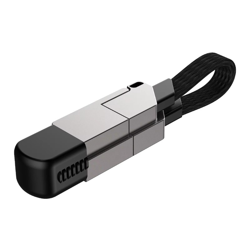 60W Multi Connector Fast Charging Cable Keychain 6 in 1 Charging Data gallery