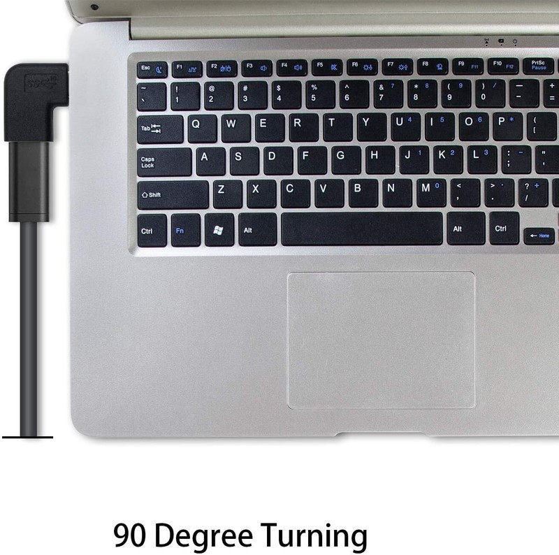 USB 3.1 Type-C Male to Female Jack Angled Data Sync Adapter for Tablet Cellphone gallery