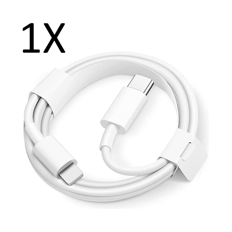 Dual Port 20W PD QC3.0 USB-C Fast Charger Adapter Cable For iPhone 14 13 12 Lot