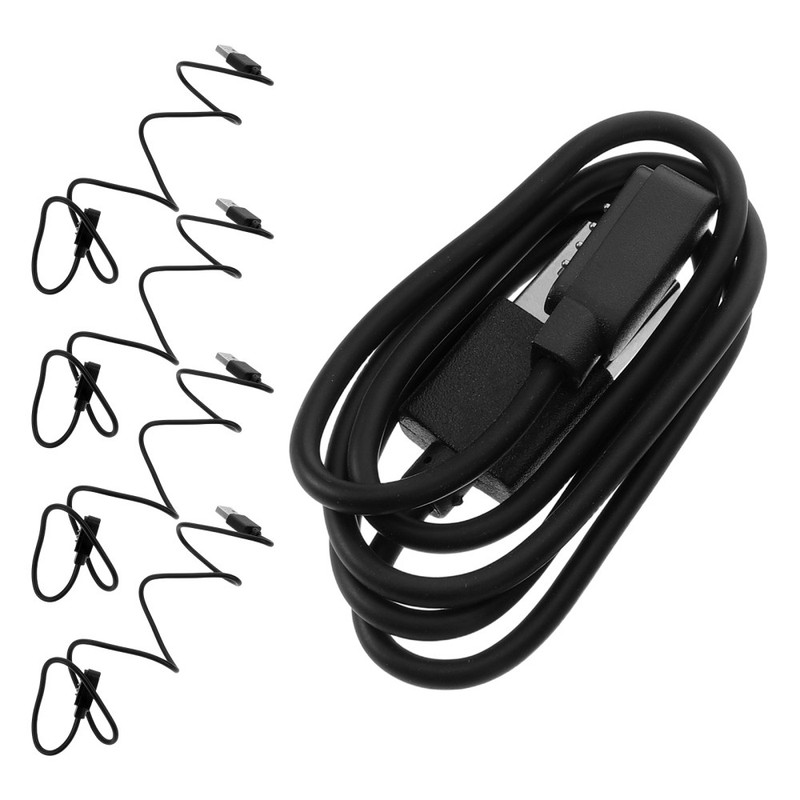 5PCS USB Fast Charge Data Cord – 4 Smartwatch Phone Charger