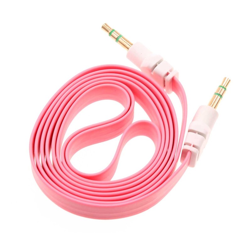 3.5mm Aux Cable Adapter Car Stereo Aux-in Audio Cord Speaker for Cell Phones