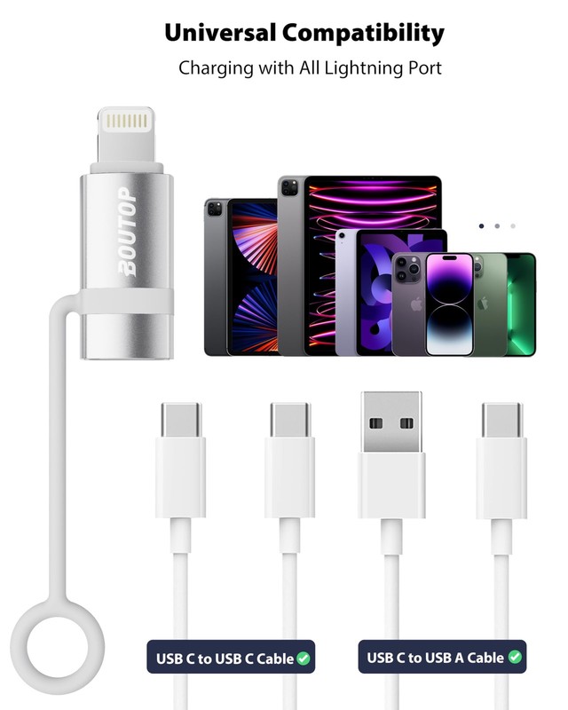 [MFi Certified] USB to Lightning Adapter, to Lightning Adapter 36W PD Fast Ch... gallery