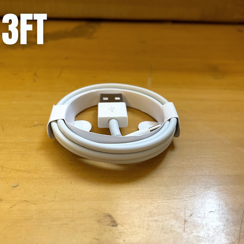 3Ft 6Ft Fast Charger Cable Heavy Duty For iPhone 8 7 6 X XR 11 12 Charging Cord
