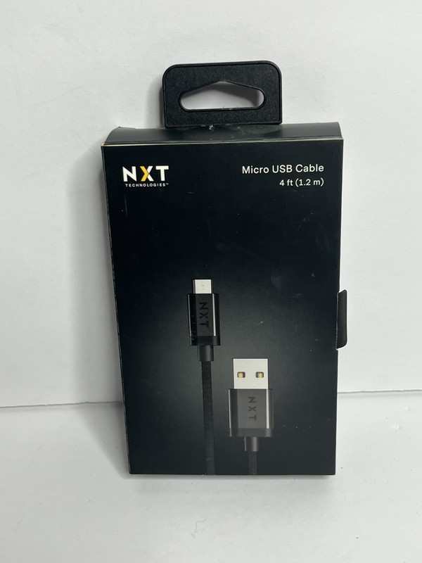 NXT Tech 4 Ft. USB-A to Micro-USB Charging Cable for Samsung/Android, Black54334