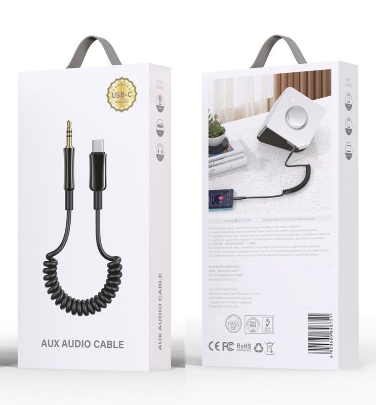 USB C Aux Cable Type C To 3.5Mm Jack Cable For Samsung Google Huawei gallery