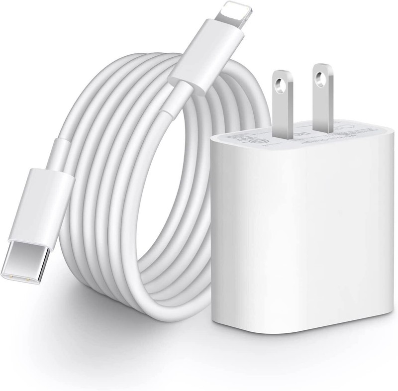 20W Power Fast Wall Charger Adapter USB-C Charging Cable For iPhone 14 13 12 11