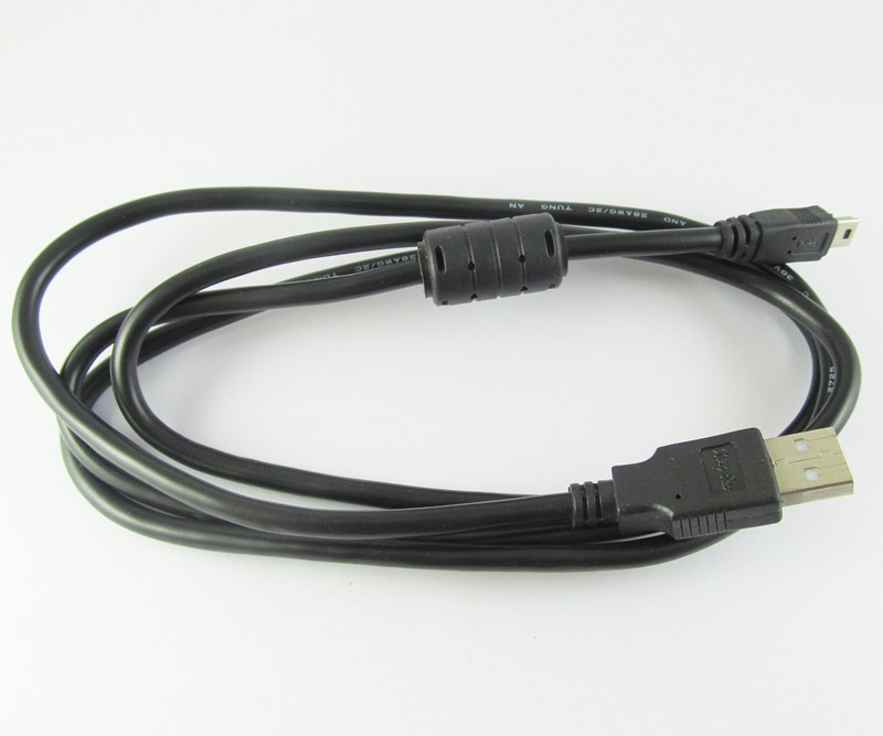 6pcs USB 2.0 4 pin Male Plug to Mini 5 pin Male USB Data Cable 1.5M