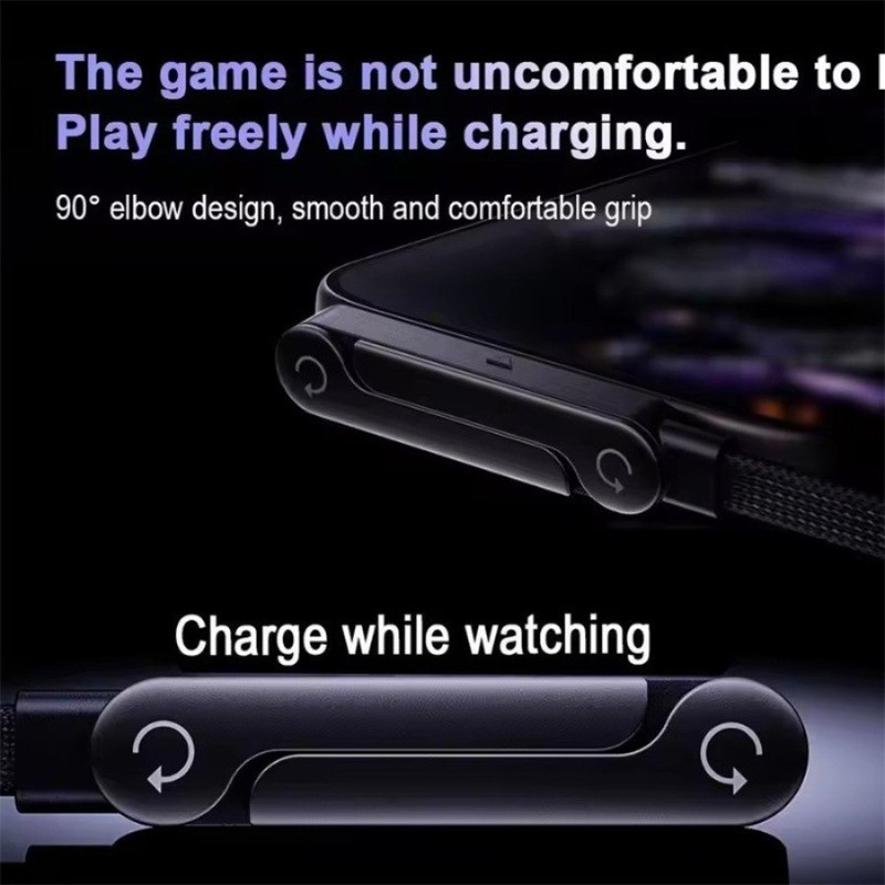 240W Fast Charging Foldable Bracket Data Cable with Built-in Holder Hot Sale gallery