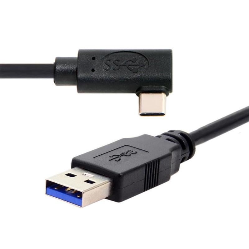1.2M CY Fit for Quest Link VR USB 3.1 Type-C Left Right Angled to USB3.0 gallery