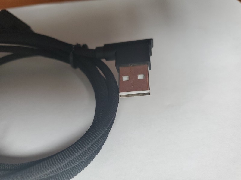 Micro USB to Standard USB Plug In Cable Cord 36" Long Black gallery