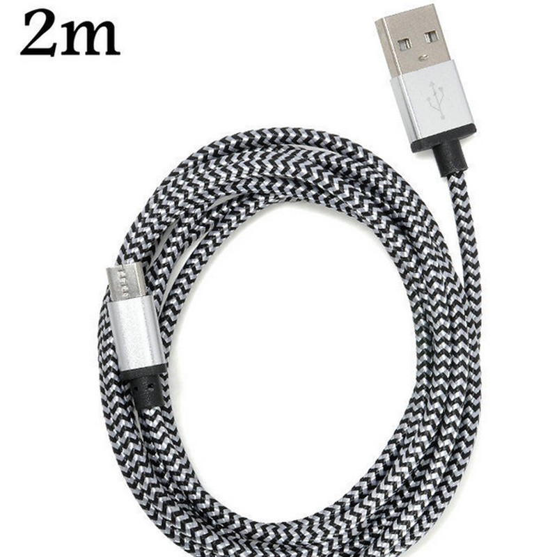 1/2/3M Braided Micro USB Data Charging Cable For Android Phone gallery