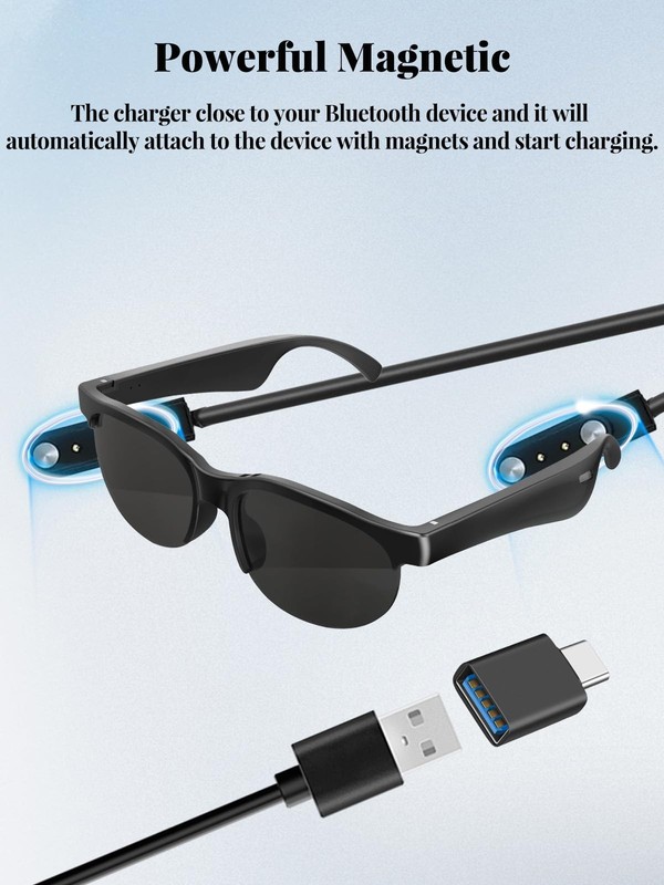 for ITHUGE XG88 /UF-08(ai)/UF-09(ai) Sunglasses Charger Cable, Magnetic -A Do... gallery