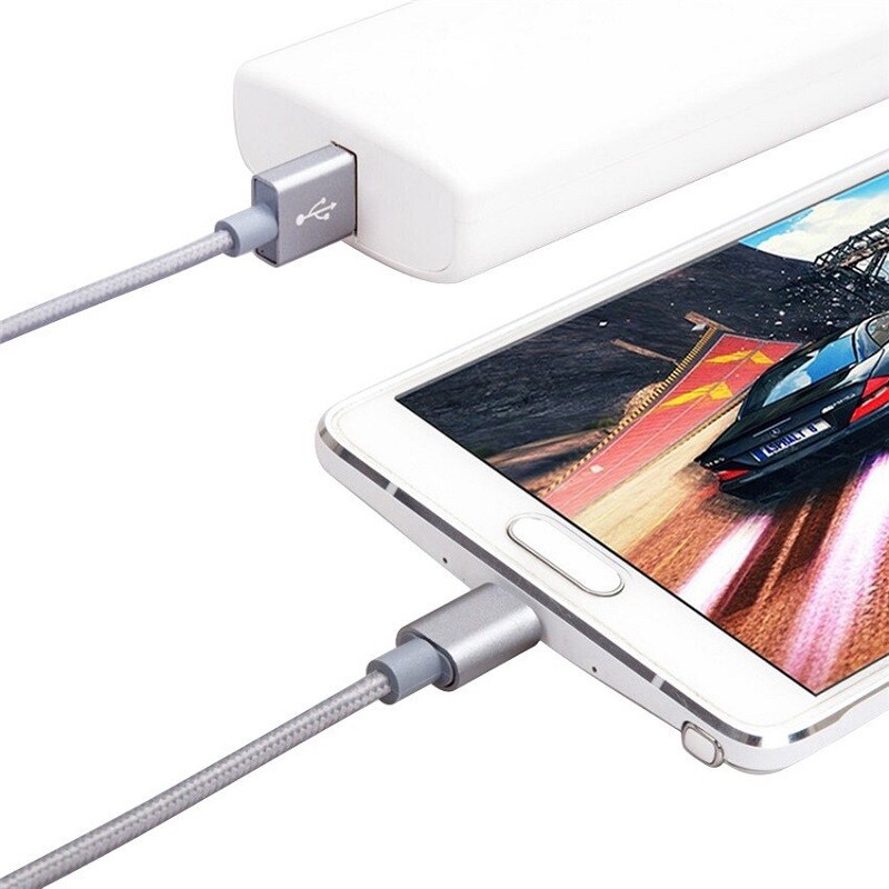2M 3M Braided Micro USB Data Charge Cable Cord for LG Spirit 4G NEXUS 5 G2 V20 gallery