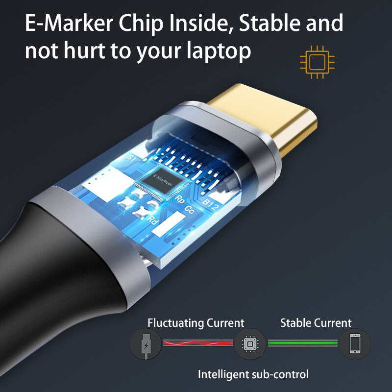 USB 3.1 Type-C TO USB C 5A 100W Fast Charging Quick charger extend Cable 10Gbps gallery
