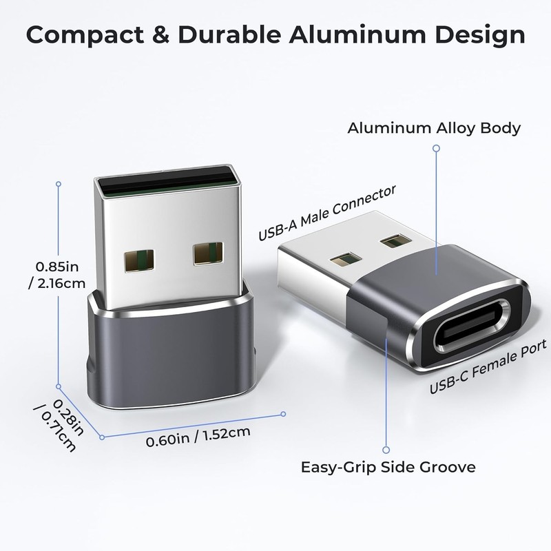 USB to USB C Adapter,Usbc Female to USB a Male Adapter,Type C Converter Charger gallery