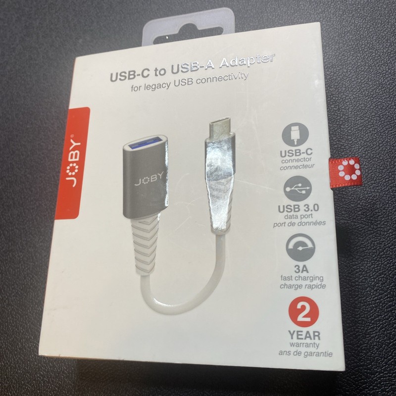 JOBY USB Type-C to USB Type-A 3.0 Adapter Cable gallery