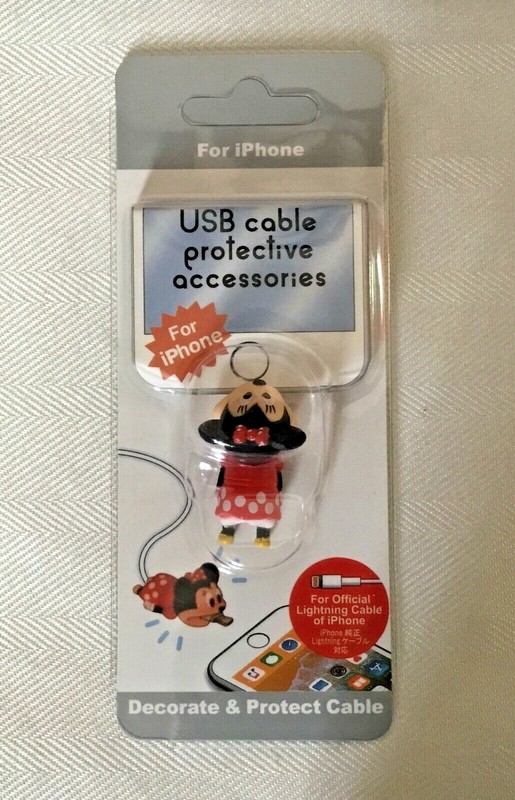 USB Cable Protective for IPhone Cable Cord ~ Decorative ~ "Miinnie Mouse" ~ New gallery