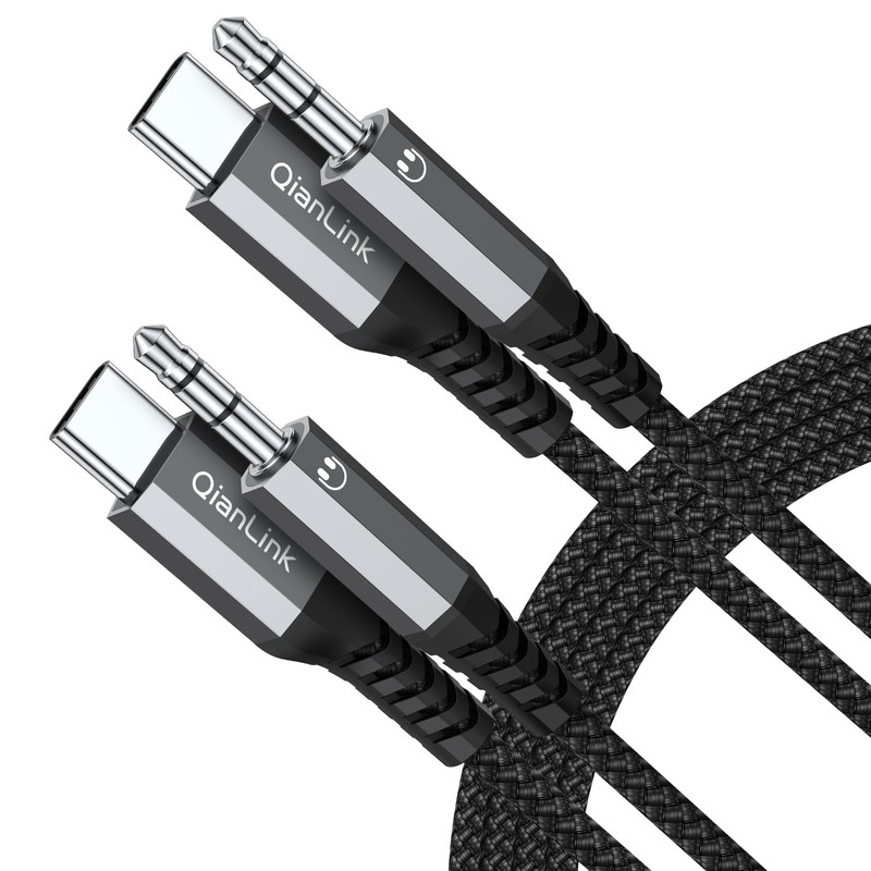 USB C to 3.5Mm Audio Aux Jack Cable (3.3Ft 2-Pack), Type C to 3.5Mm Headphone Ca