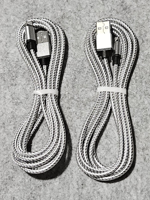 5 Pack Mulit Length USB-A To Apple Ltng Cable Combo W/ 2 - 3FT, 2 - 6FT, 1 - 9FT gallery