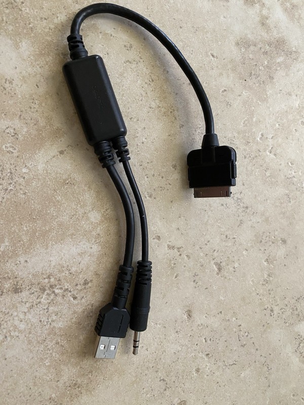 30 Pin to USB and Audio Cable Adapter