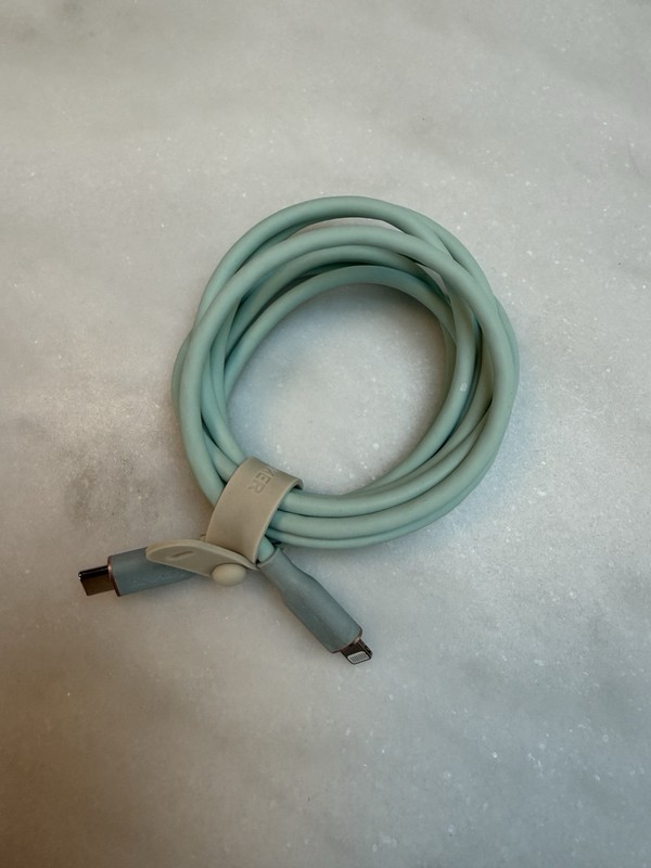 Anker PowerLine III Flow USB-C to MFi Certified Lightning Cable – 6ft Mint Green