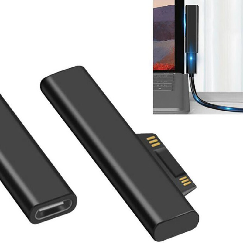 Type-C USB-C for Microsoft Surface Pro 3 4 5 6 Tablet Charger Adapter Female A+ gallery