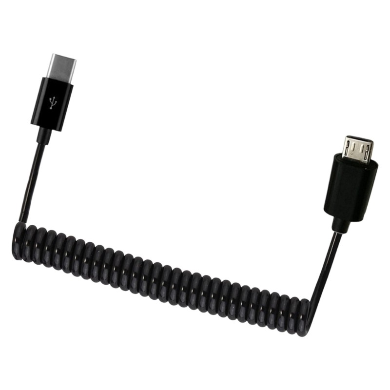 Type C To 5P/Mini 5P Spring Data Cable For Phone Camera Fast Charging gallery