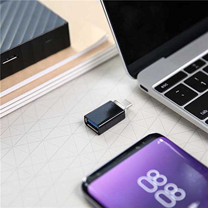 4 Pack USB C to USB Adapter for MacBook Pro 2023/2022/2021/2020, Galaxy S22 21 gallery