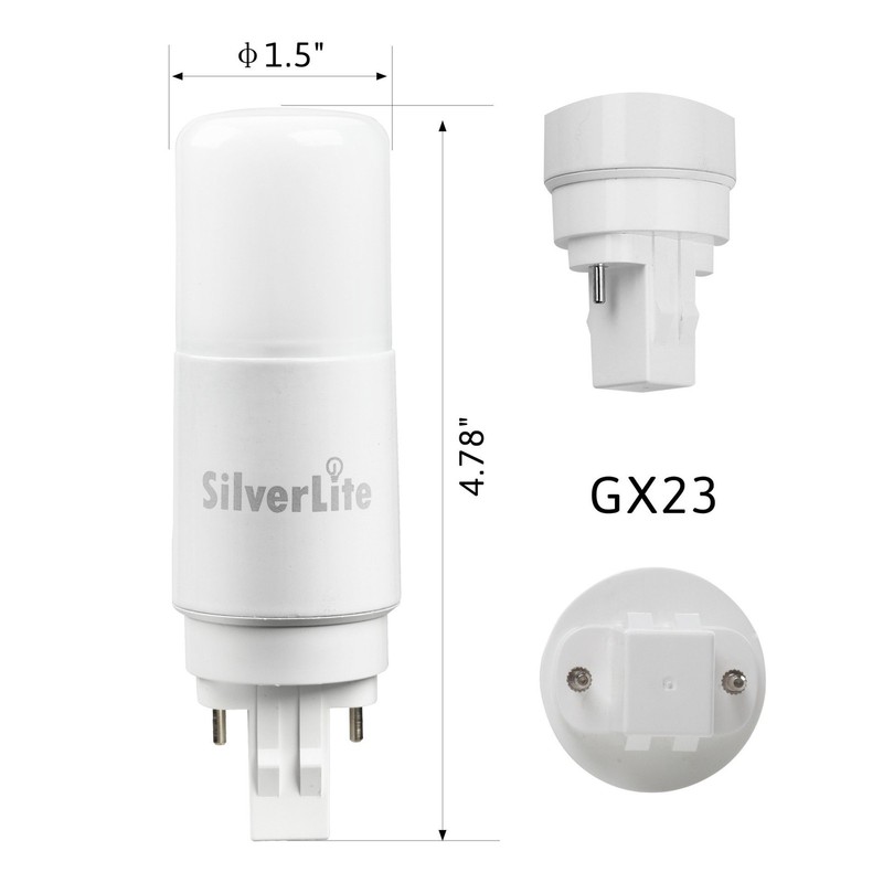 Silverlite [Plug&Play] 7w(18w CFL Equivalent) LED Stick PL Bulb GX23-2 Pin Ba... gallery