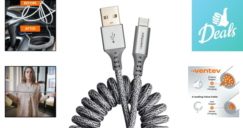 Aluminum Housing Helix 3FT USB A to USB C Cable, Engineered for Performance gallery