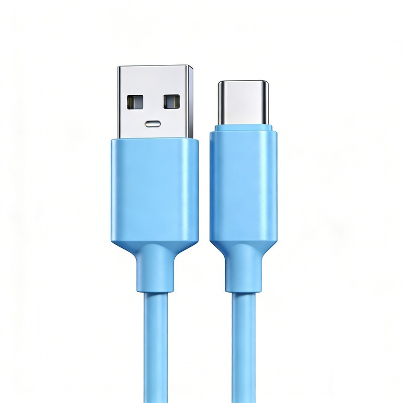Blue USB to USB‑C Cable High Speed Charge & Data Transfer Wire Mobile