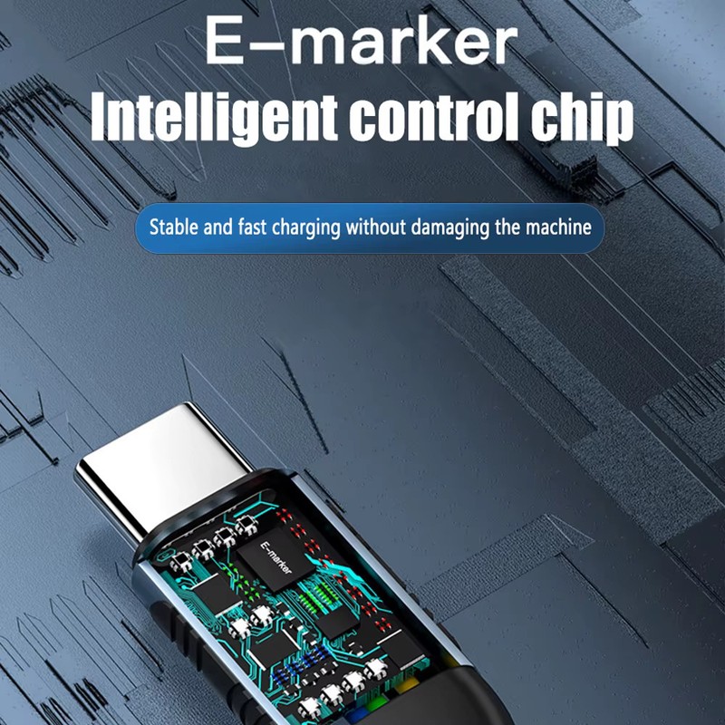 240W USB-C to USB-C Fast Charging Cable 100W PD E-Marker for iPhone 15 MacBook gallery