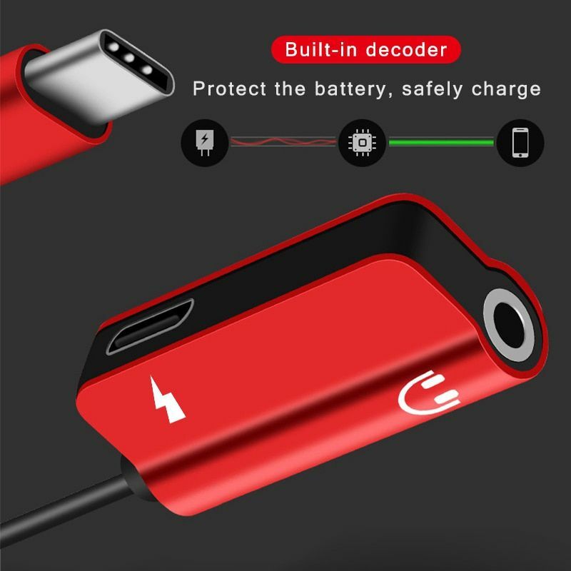 Type C Audio Adapter Jack 3.5 Cable Headphone Earphone Samsung Huawei LG Xiaomi gallery