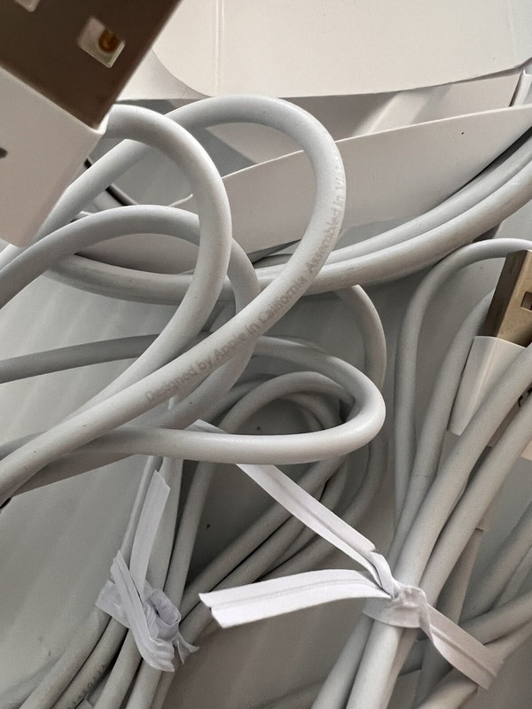 Lot of 10 Apple USB Type-A to Lightning Charging Cables 3ft. ME291AMA gallery