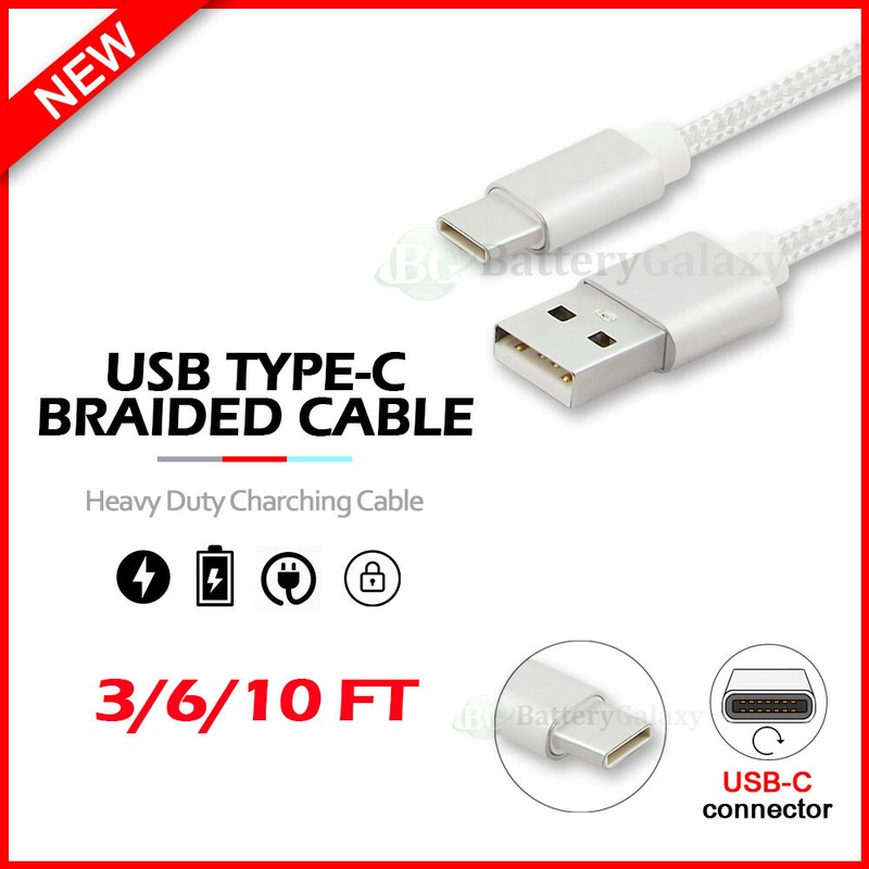 1-100 LOT USB Type-C THICK Charger Cable for Google Pixel 9/Pro/Pro XL/ Pro Fold
