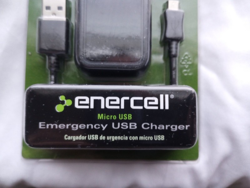 Enercell Micro USB Emergency USB Charger New In Package gallery