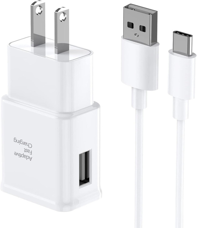 For Samsung Fast Charging Cord 6FT Type C Charger USB Wall Charger Block Samsung