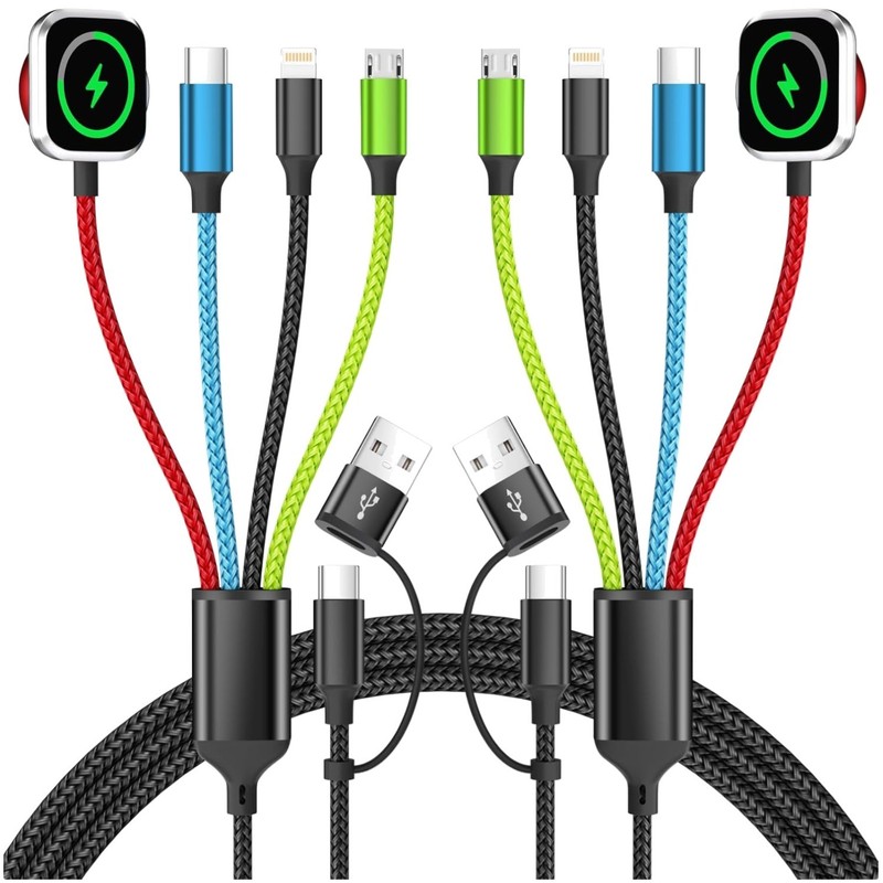 Travel Essentials 2026: 4-in-2 Charging Cable Bundle