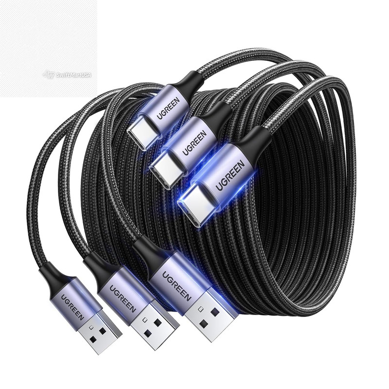 UGREEN USB to USB C CarPlay Cable Braided Type C Fast Charger Cord for Car 3.3FT gallery
