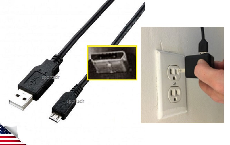 USB Power Cable Cord Wall Plug to Jaybird RUN XT Sport True Bluetooth Headphones