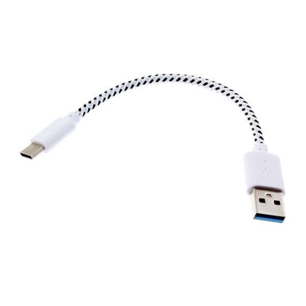 Braided Short Type-C Cable Fast Charge USB Power Wire Sync Cord for USB-C Phones gallery